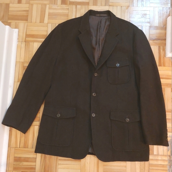 Tasso elba men sport coat size M wool blend - Picture 9 of 10